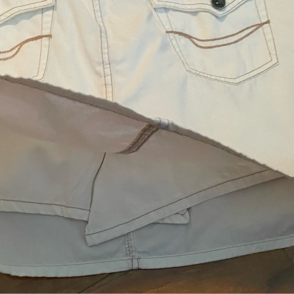 Faded Glory light beige woman’s skort with embroidery Size 14 New w/tags - Picture 4 of 5